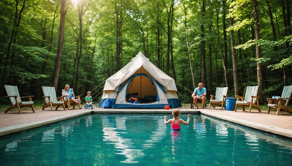 Les meilleures destinations de camping familial avec piscine et loisirs aquatiques